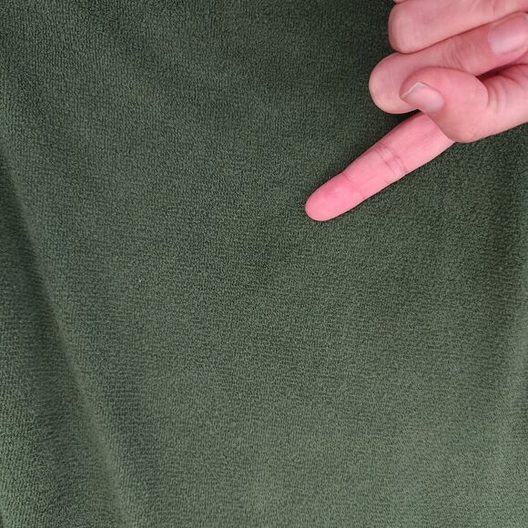 Outerknown Sweatshirt Women Large Green Hightide Crew Terry Cloth Pullover Beach - Picture 8 of 8